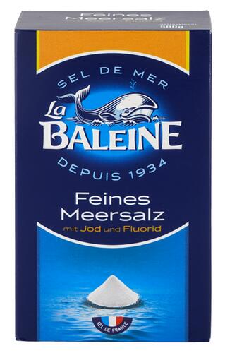 La Baleine Feines Meersalz mit Jod und Fluorid