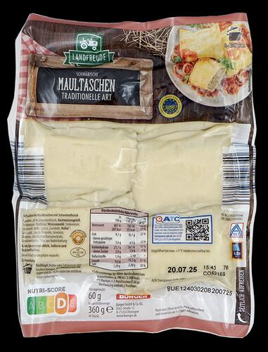 Landfreude Schwäbische Maultaschen traditionelle Art, g.g.A.