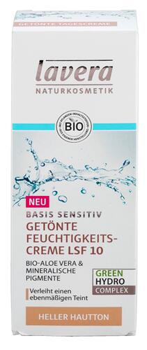 Lavera Basis Sensitiv Getönte Feuchtigkeitscreme LSF 10 hell