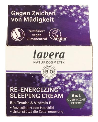 Lavera Re-Energizing Sleeping Cream Bio-Traube & Vitamin E