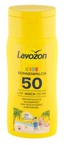 Lavozon Kids Sonnenmilch LSF 50, parfümfrei