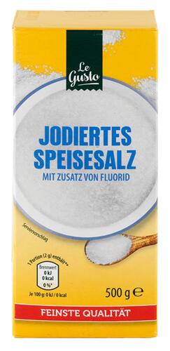 Le Gusto Jodiertes Speisesalz mit Fluorid