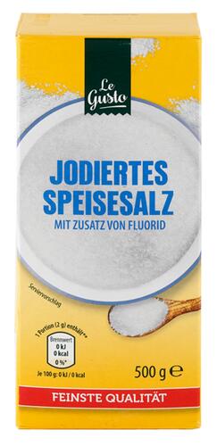 Le Gusto Jodiertes Speisesalz mit Fluorid Le Gusto Jodiertes Speisesalz mit Fluorid