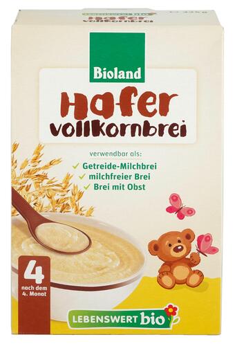 Lebenswert Bio Hafer Vollkornbrei, Bioland