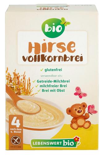 Lebenswert Bio Hirse Vollkornbrei