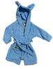 Leela Kinder Bademantel mit Kapuze und Öhrchen, hellblau Leela Kinder Bademantel mit Kapuze und Öhrchen, hellblau