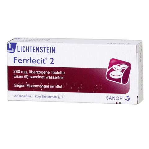 Lichtenstein Ferrlecit 2, überzogene Tabletten
