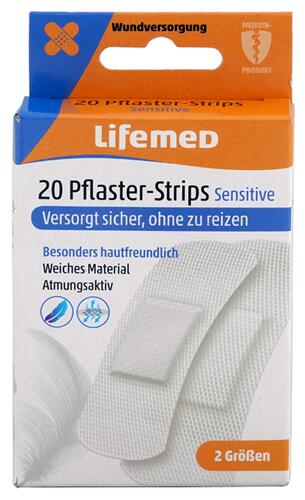 Lifemed Pflaster-Strips Sensitive