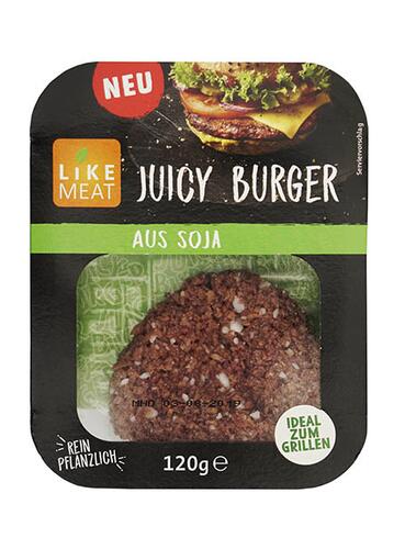 Like Meat Juicy Burger aus Soja