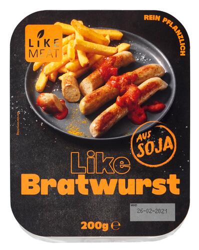 Like Meat Like Bratwurst, vegan