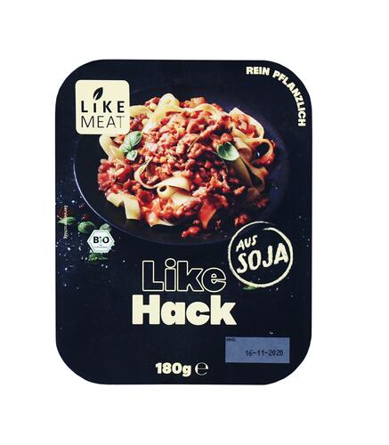 Like Meat Like Hack aus Soja, vegan