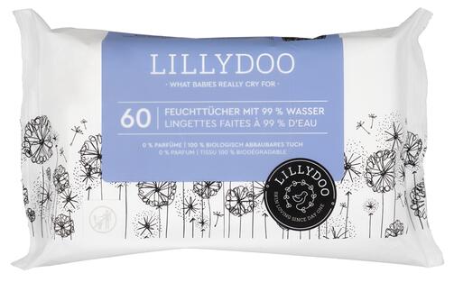 Lillydoo Feuchttücher mit 99% Wasser