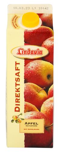 Lindavia Direktsaft Apfel naturtrüb mit Apfelmark
