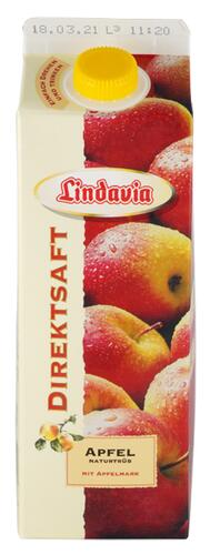 Lindavia Direktsaft Apfel naturtrüb mit Apfelmark