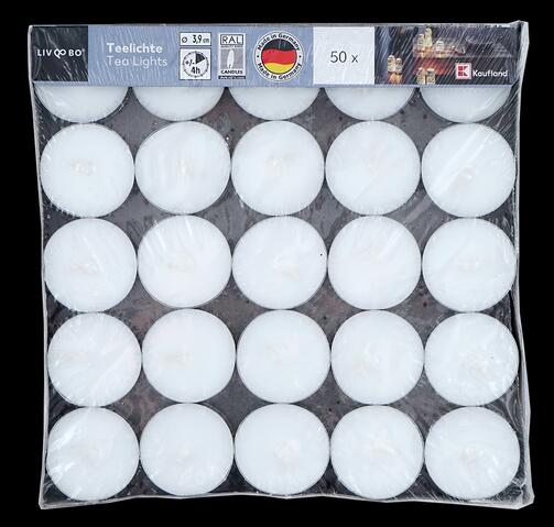 Liv & Bo Teelichte, 50 Stück