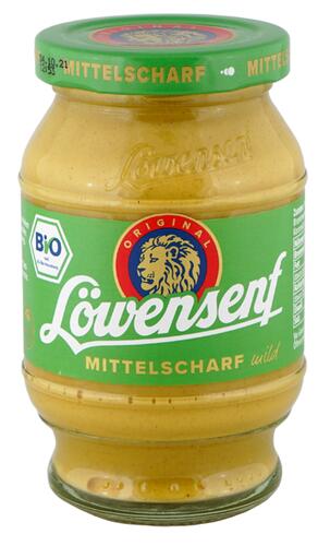 Löwensenf mittelscharf mild, Bio