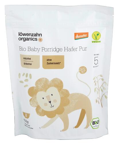 Löwenzahn Organics Bio Baby Porridge Hafer Pur, Demeter