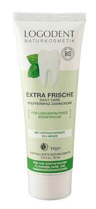 Logodent Extra Frische Daily Care Pfefferminz-Zahncreme Logodent Extra Frische Daily Care Pfefferminz-Zahncreme