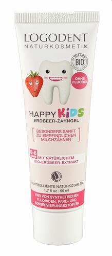 Logodent Happy Kids Erdbeer-Zahngel