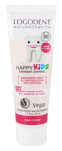 Logodent Happy Kids Erdbeer-Zahngel