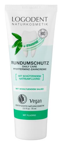 Logodent Rundumschutz Daily Care Pfefferminz-Zahncreme Logodent Rundumschutz Daily Care Pfefferminz-Zahncreme