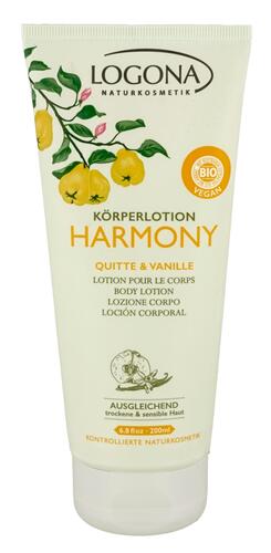 Logona Körperlotion Harmony Quitte & Vanille, trockene Haut