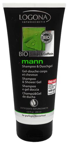 Logona Mann Shampoo & Duschgel Bio Ginkgo & Coffein