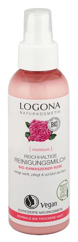 Logona Reichhaltige Reinigungsmilch Bio-Damaszener Rose