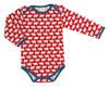 Loud & Proud Baby-Body Langarm, rot mit Eisbären Loud & Proud Baby-Body Langarm, rot mit Eisbären