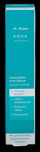 M. Asam Aqua Intense Hyaluron Augencreme + Avocado-Extrakt