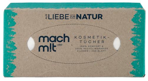 Mach mit Kosmetik-Tücher, 2 Lagen