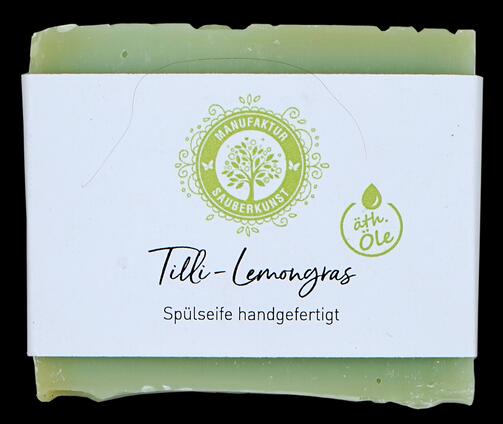 Manufaktur Sauberkunst Spülseife Tilli-Lemongras