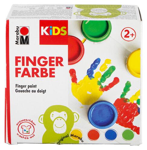 Marabu Kids Fingerfarbe 4 x 100 ml
