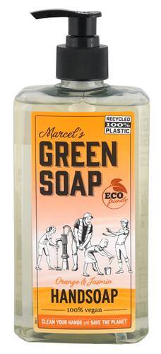 Marcel's Green Soap Handsoap Orange & Jasmin, flüssig