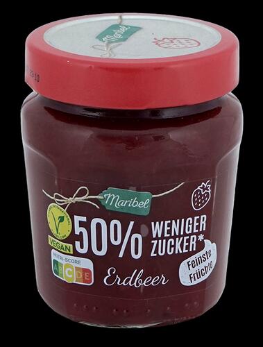 Maribel 50 % weniger Zucker Erdbeer