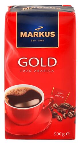 Markus Kaffee Gold, gemahlener Röstkaffee