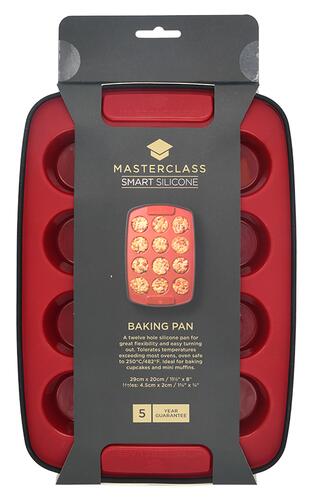 Masterclass Smart Silicone Baking Pan, 12er