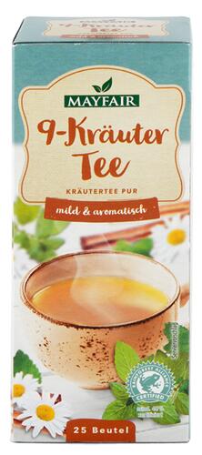 Mayfair 9-Kräuter Tee, 25 Beutel