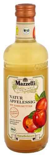 Mazzetti Natur Apfelessig mit Essigmutter, naturbelassen
