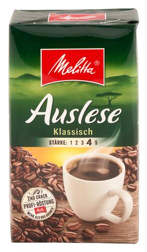 Melitta Auslese Klassisch, Röstkaffee gemahlen