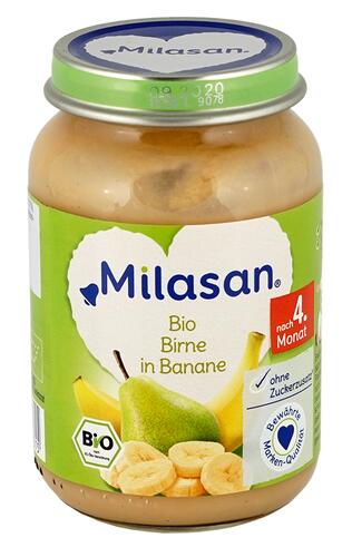 Milasan Bio Birne in Banane
