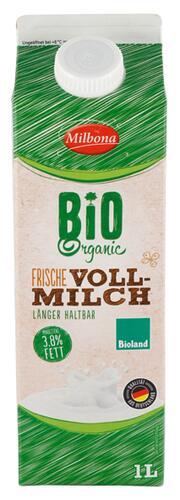 Milbona Bio Frische Vollmilch