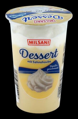 Milsani Dessert Vanillegeschmack mit Sahnehaube
