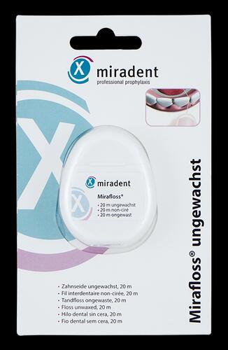 Miradent Mirafloss Zahnseide, ungewachst