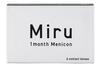 Miru 1 Month Menicon, -2,00 dpt Miru 1 Month Menicon, -2,00 dpt