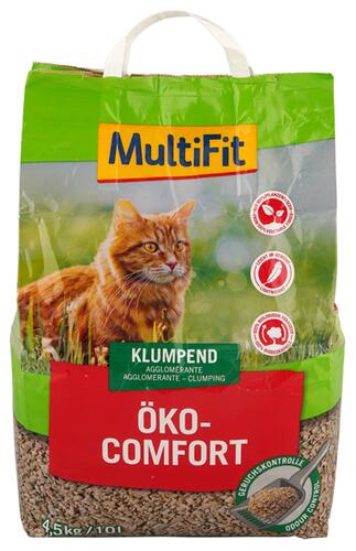 Multifit Öko-Comfort Katzenstreu klumpend