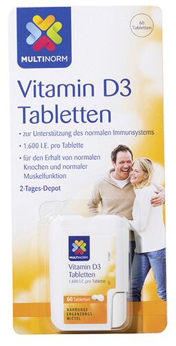 Multinorm Vitamin D3 Tabletten