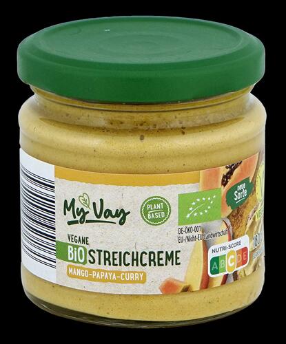 My Vay Vegane Bio Streichcreme Mango-Papaya-Curry