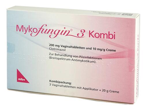 Mykofungin 3 Kombi, Vaginaltabletten und Creme