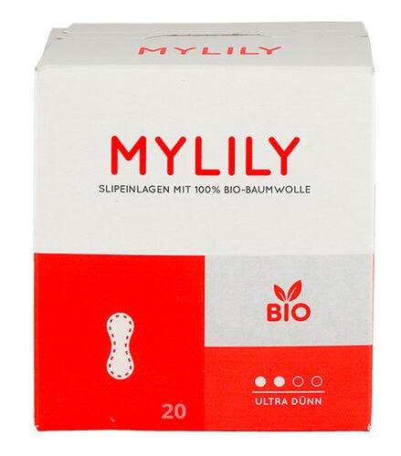 Mylily Slipeinlagen mit 100% Bio-Baumwolle, ultra dünn